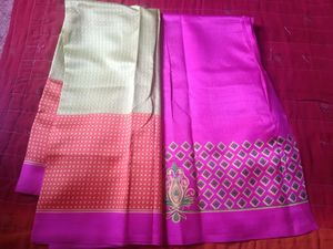 Art Silk Saree &amp; Georgette Sare