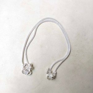 Pure Silver Chain Anklets पायल 1जोडि  For Women