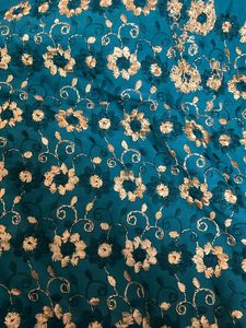 Green Salwar Material Without Dupatta