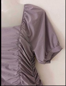 DOUBLE RUCHED BODYCON DRESS