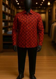 🇳🇿💫♥️ Red Patterned Shirt