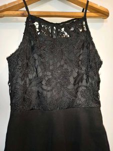 Branded Elegant Black Lace Dress