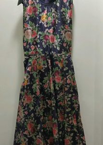 Floral Simple Ethnic Gown