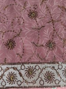 Elegant Embroidered Saree