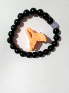 &#34;Unique Beaded Bracelet with Hair Clip - FREE...!!