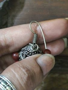 Semi-Precious Carnelian Stone Jhumkies