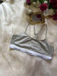 Calvin Klein Grey Sports Bra