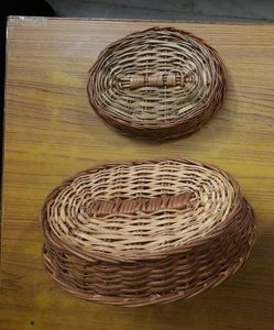 Combo Of 2 Cane Baskets