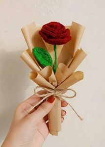 Crochet Rose Bouquet