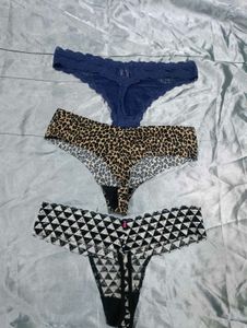 Imported Victoria&#39;s secret thongs pack of 3