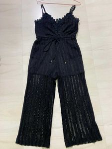 Black Lace Jumpsuit
