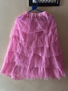 Pink Girls Lehenga Choli Set