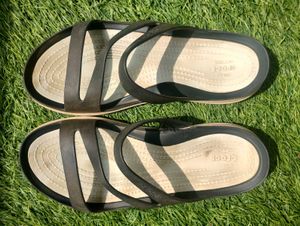 Crocs Black and white Sandals