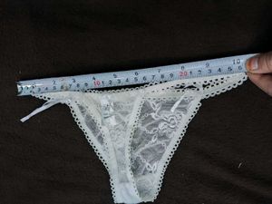 Lace Detail Thong Panty 🖤