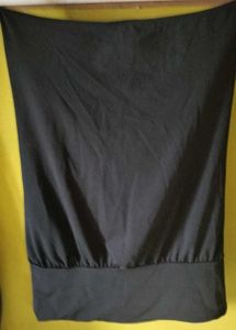 Lace Detail Black Tube Corset Top