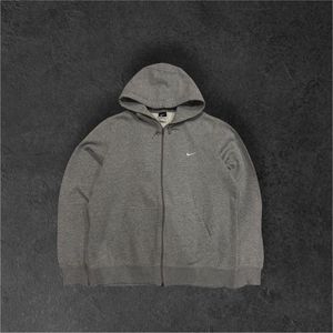 Classic Nike Gray Full-Zip Hoodie