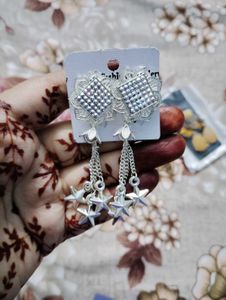 Silver Earrings &amp; Ring Set