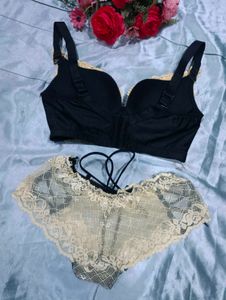 Imported Designer Lacy Bra Panty Set