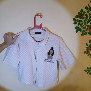 Cute Graphic Crop Top