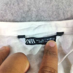 Zara Female Solid Shirt - Bust 36