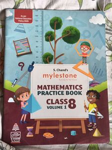 Mylestone Class 8 Maths Book Of S.Chand School