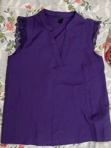 purpel office /casual top