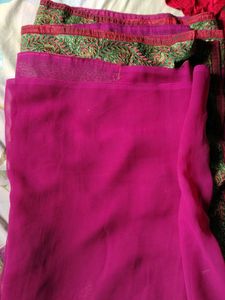 Elegant Pink Saree
