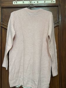 Pink Lace Sweater Top