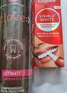 Tooth Paste And Teeth Whitener Combo