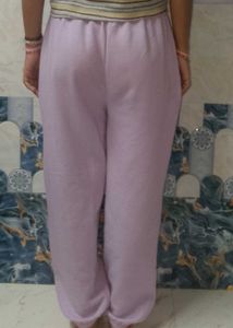 Striped Tee &amp; Lavender Joggers Set