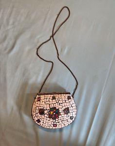 Vintage Mosaic Crossbody Bag