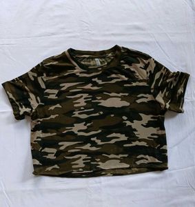 Camouflage Crop Top