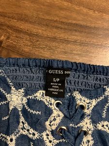 Guess Crop Top Fancy Full Sleeve Brand