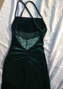 Brand New (Urbanic) Green Velvet Dress