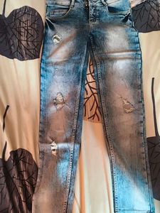 Distressed Denim Jeans for girls