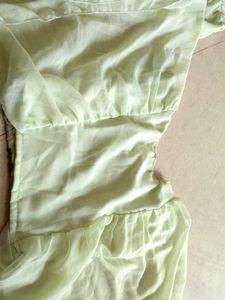 Vintage Embellished Chiffon Dress