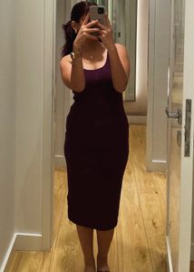 Purple H&amp;m Bodycon Dress