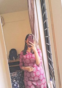 Pink Print Kurti