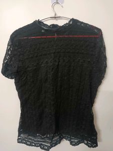 Black Lace Top
