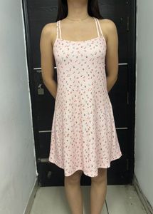 Pink Floral Dress