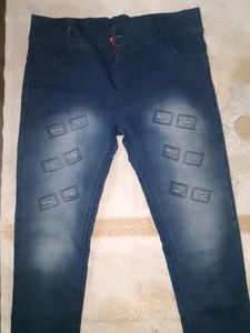 Women Navy Blue Jeans