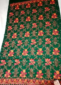 New Kashmiri Embroidered Woollen Shawl For Women