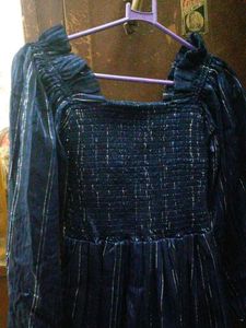 Elegant Navy Blue Dress