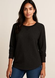 ✨ Stylish Black Glitter Sweatshirt ✨