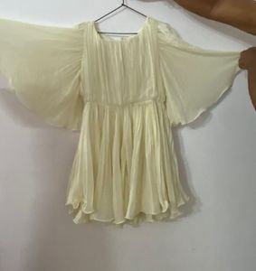 Creamy Chiffon Dress