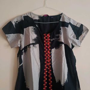 Stylish Black &amp; grey  Kurta with jacket