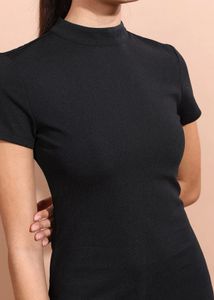 Elegant Black Bodycon Dress