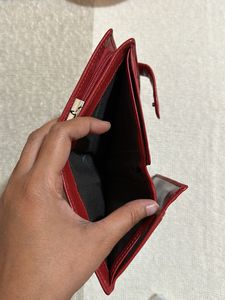 Wine Red Rare Urban Forest Wallet