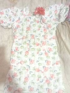 Western Short Frock For 2-4 Years
