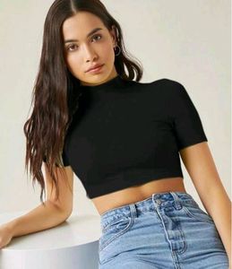 Black Crop Top